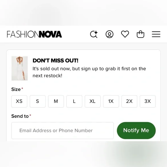 Sale! Fashion Nova White Halter Maxi Dress SOLD OUT! - Picture 6 of 7